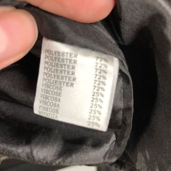 SWEEWE PARIS Black Gold‎ Embroidery Lined Pencil Skirt Sz S - Picture 7 of 8